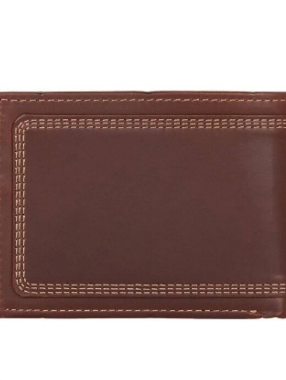Carhartt Leather Triple-Stitched Passcase Wallet- Dark Brown
